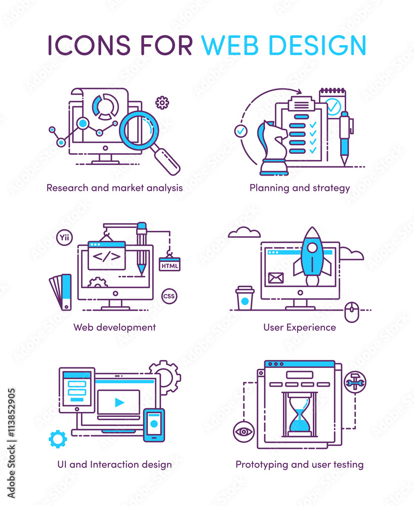 Icons for web design