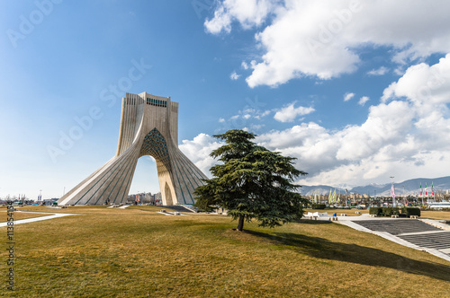 Azadi Tower in Teheran, Iran
