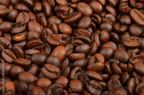 Coffee beans background © Unkas Photo