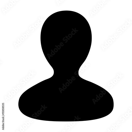 User Icon - Profile, Man, Businessman, Manager, Customer, Client User Icon in Glyph Vector illustration