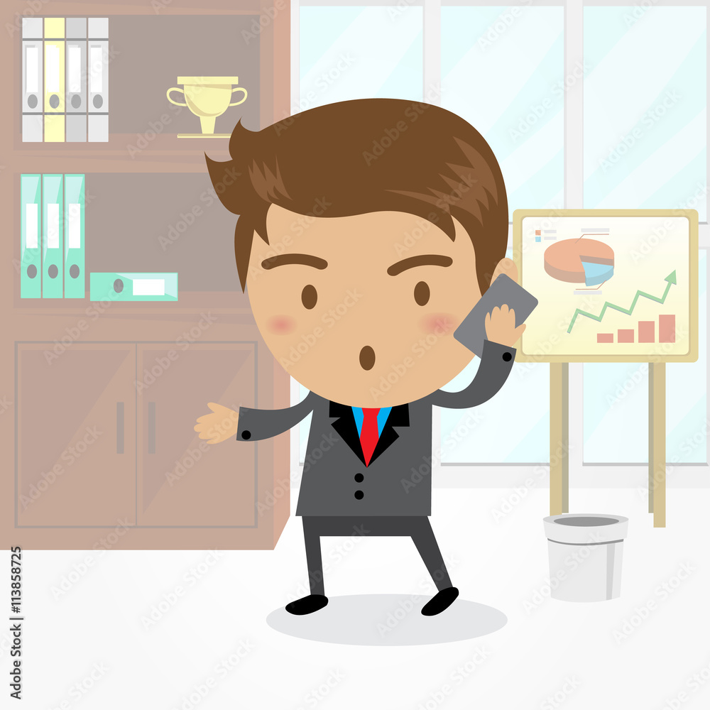 Businessman cartoon character , vector Businessman cartoon character , vector