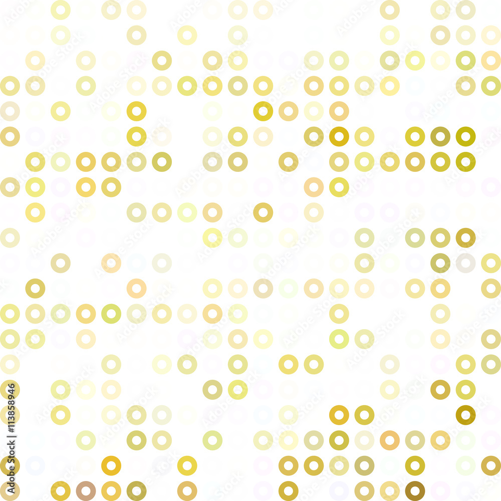 Yellow Donuts Background, Creative Design Templates
