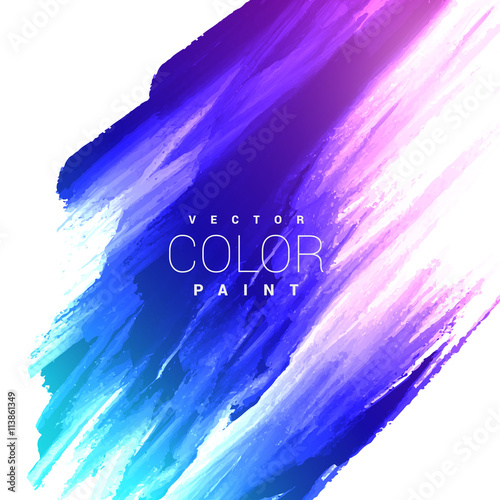 colorful bright ink stain vector design
