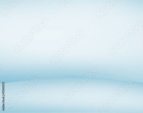 Abstract background texture of light blue and gray gradient wall  flat floor. for product.