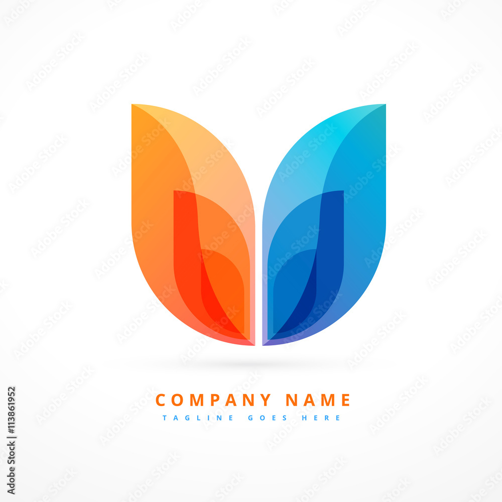 abstract colorful logo design illustration abstract colorful logo design illustration