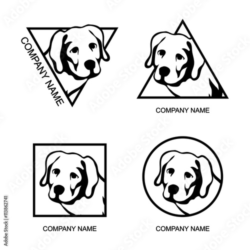 Set of Dog logo