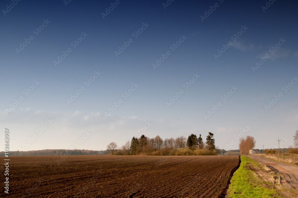 The image of farmland.
