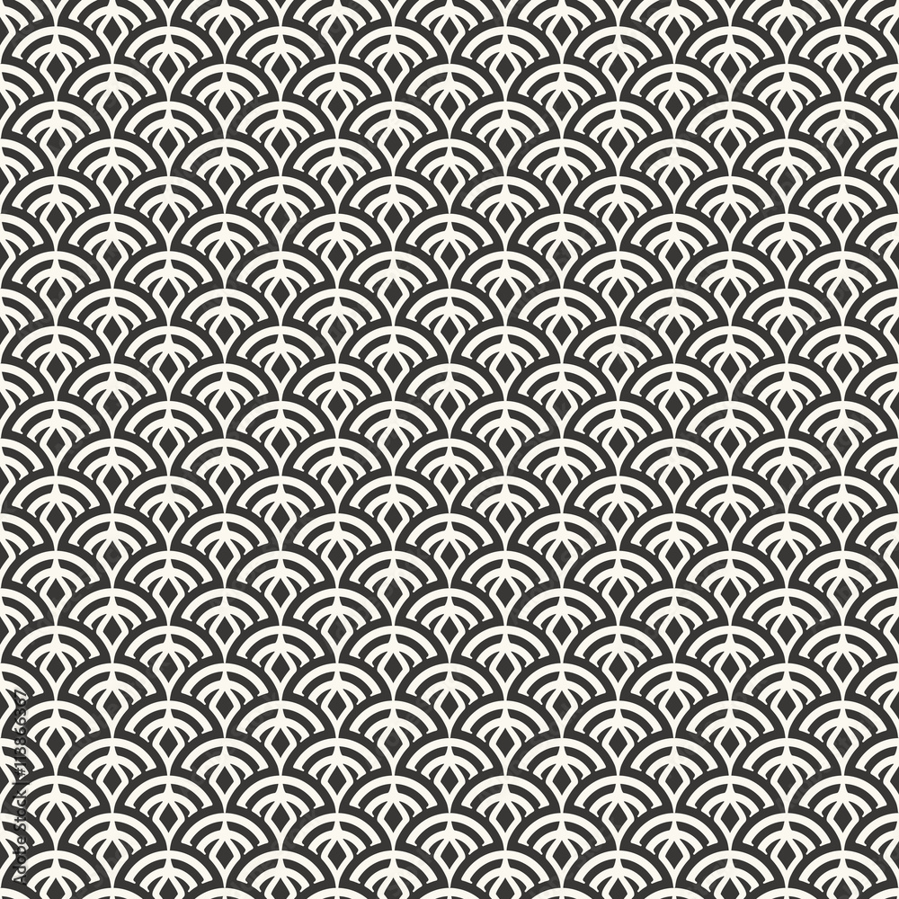 Seamless pattern arranged Japanese. アレンジ和風パターン