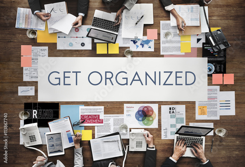 Fotografía Get Organized Management Planning Concept