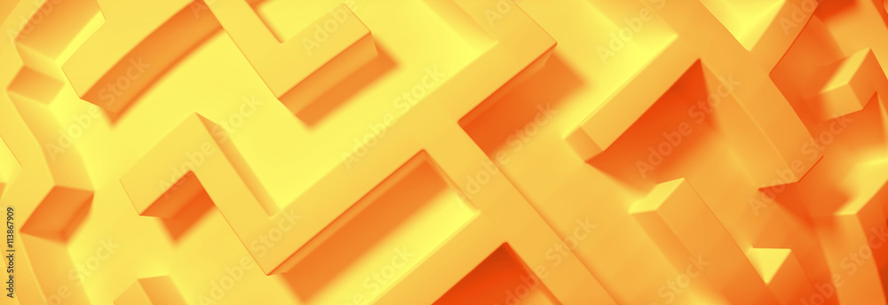 orange maze close up orange maze close up