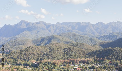 Thailand mountain landscape