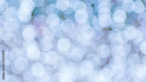 blue bokeh circles for Christmas background