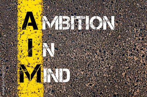 Concept image of Business Acronym AIM