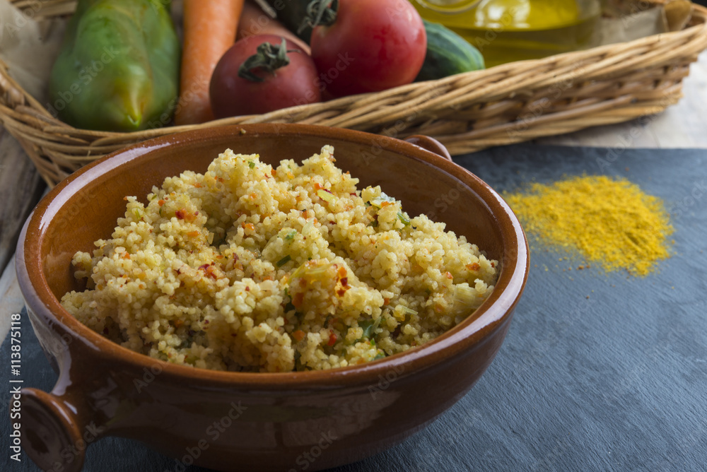 Cuscus with vegetables Cuscus with vegetables