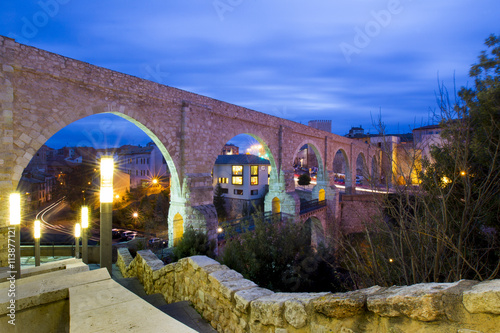 Aqueduct in the city of Teruel, Spain
