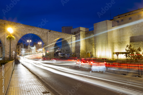 Aqueduct in the city of Teruel, Spain