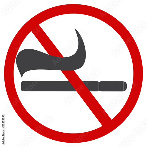 No smoking prohibiting sign