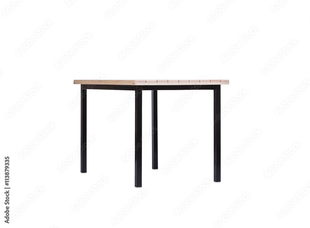 Set of kitchen furniture isolated on white