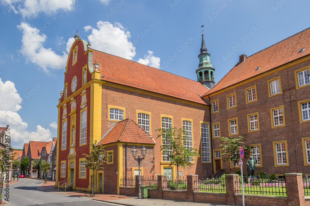 Obraz premium Gymnasialchurch in the historic center of Meppen