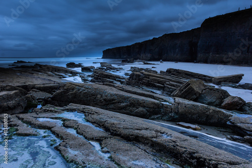 playa de catedrales photo