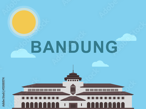 Gedung Sate illustration
