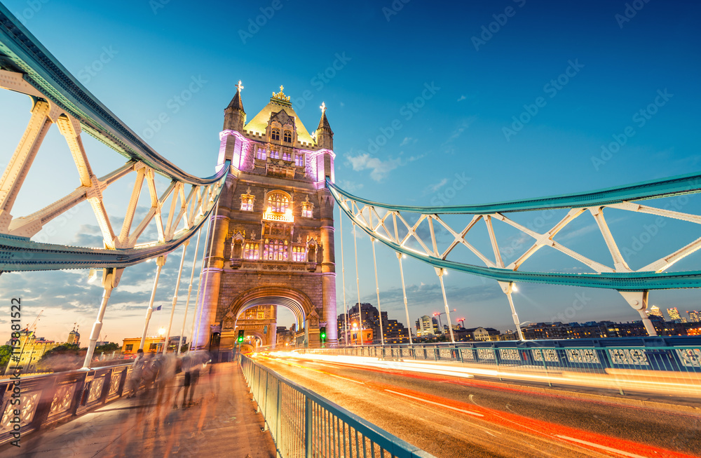 Obraz premium Beautiful view of Tower Bridge in London, UK
