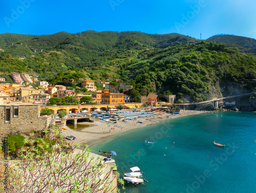 The view of Monterosso, Italy