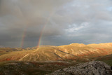 mountain and rainbow 