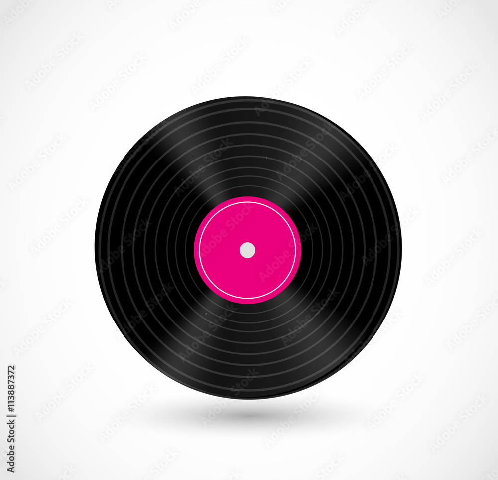 Vinyl record vector Vinyl record vector