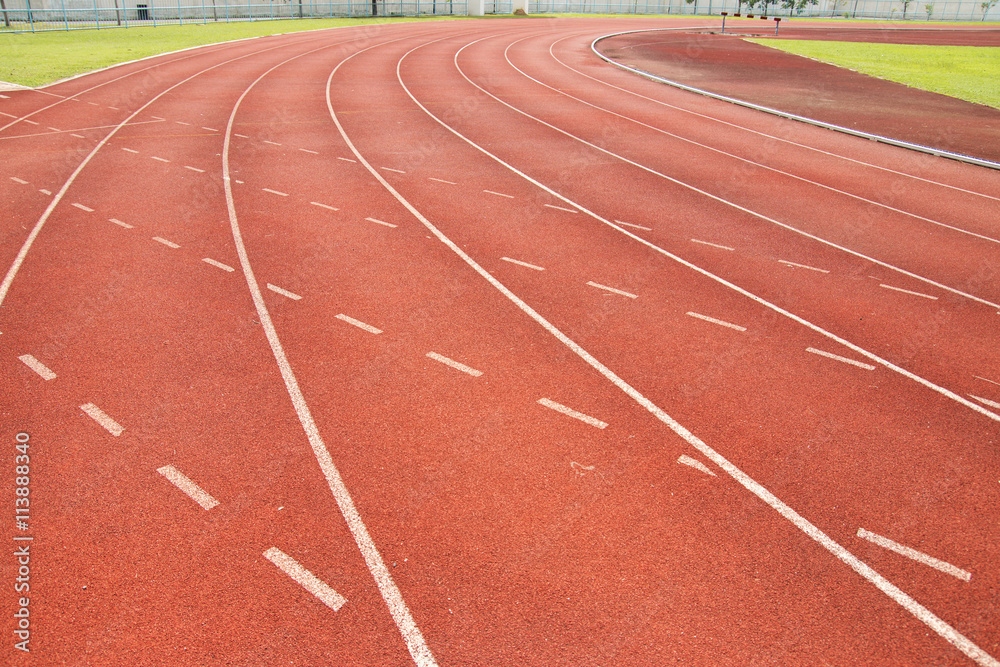 Running track background