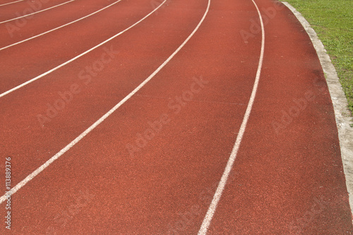Running track background.