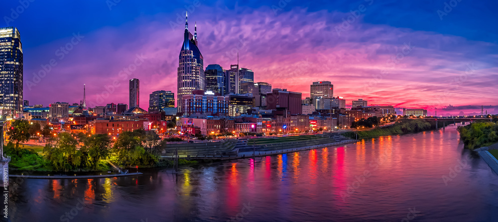 Fototapeta premium panoramę Nashville