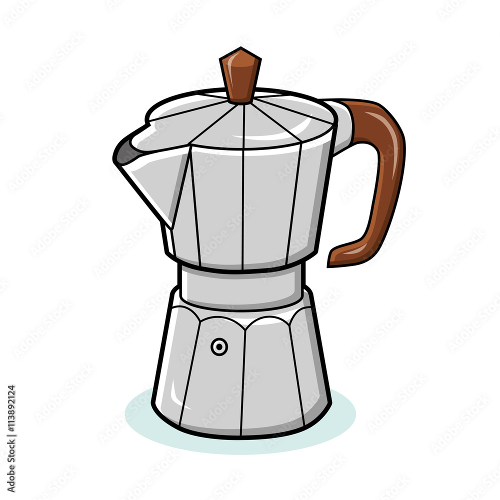 Coffee maker icon. Coffee maker icon.