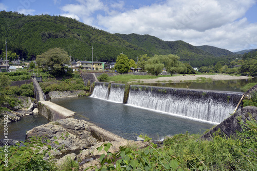 賀茂川上流の滝