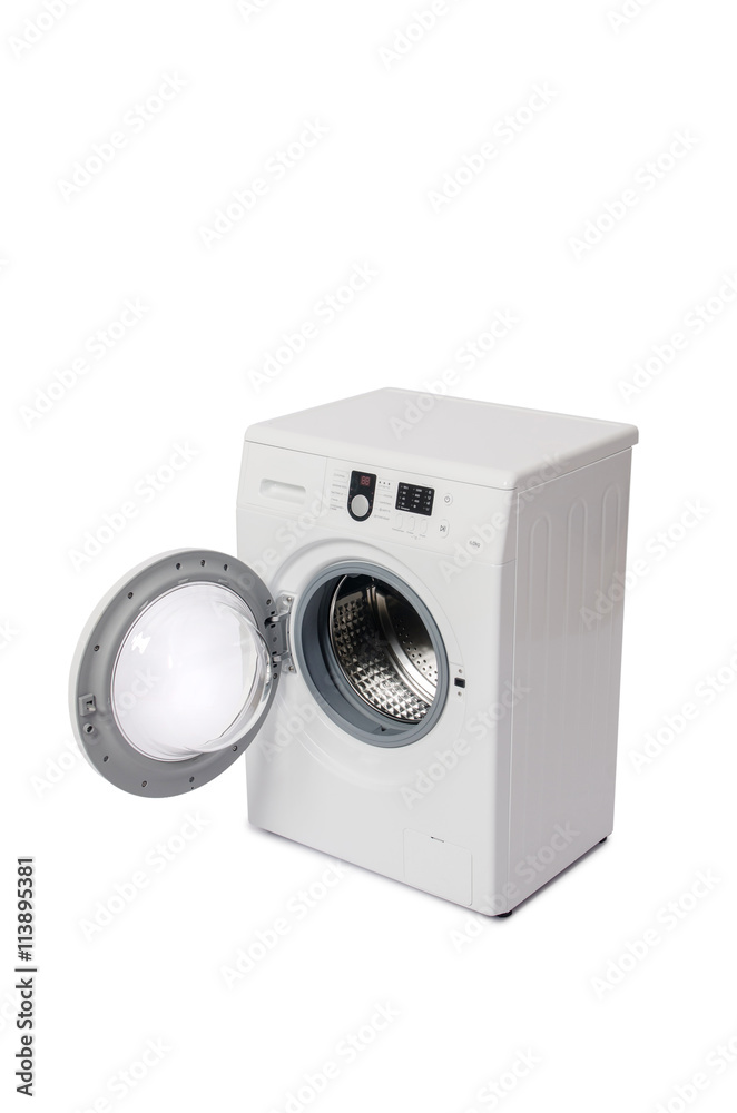 Washing machine isolated on white background Washing machine isolated on white background