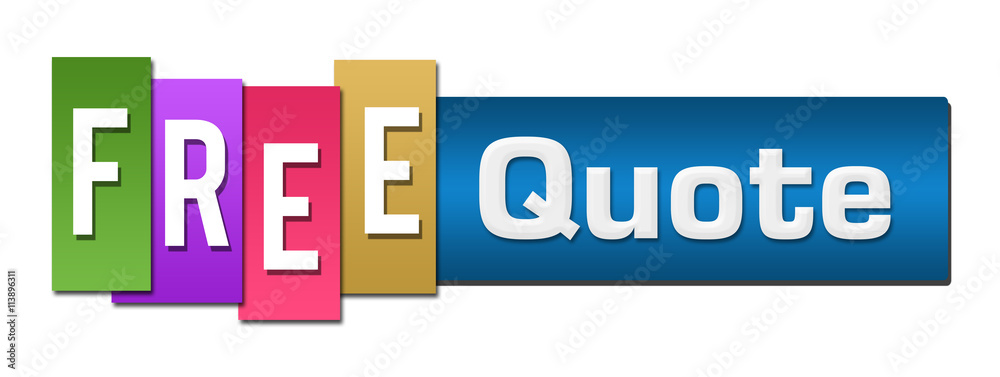 Free Quote Colorful Stripes Bar Free Quote Colorful Stripes Bar