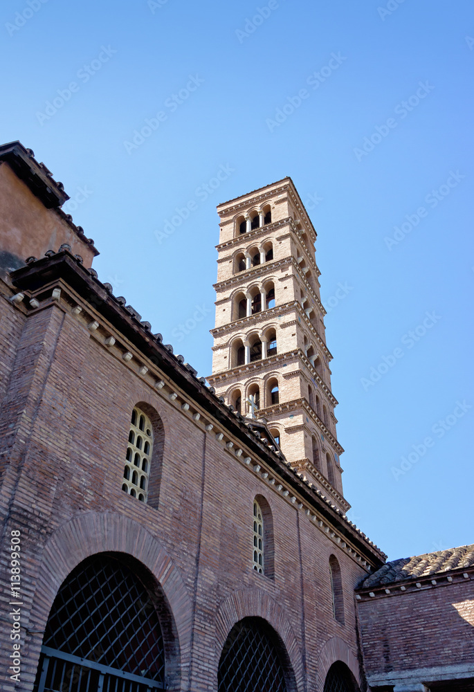 Church of Santa Maria in Cosmedin in Rome, Italy.