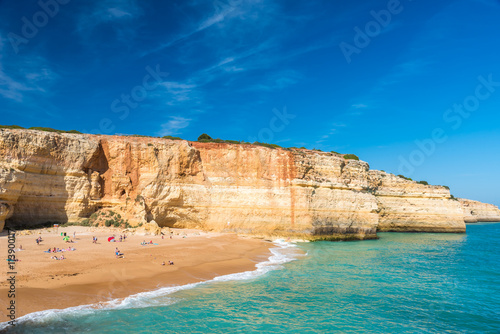 Praia de Benagil - beautiful beach and coast in Portugal, Algarve