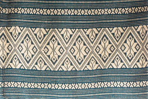 Fabric crafts Silk Cloth Hand made by Thailand isolated on white
