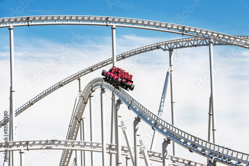 Roller coster ride photo