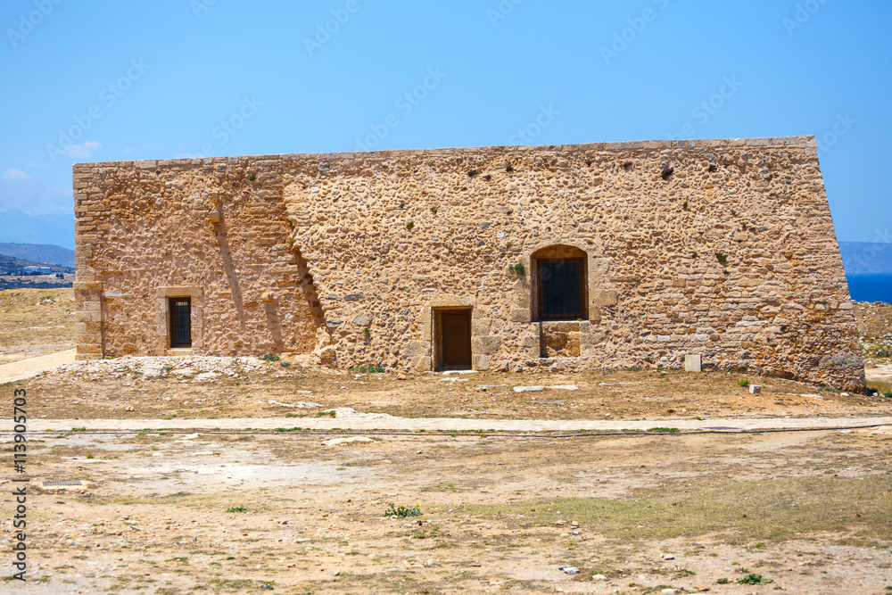 Venetian fortress Fortezza in Rethymno on Crete, Greece Venetian fortress Fortezza in Rethymno on Crete, Greece