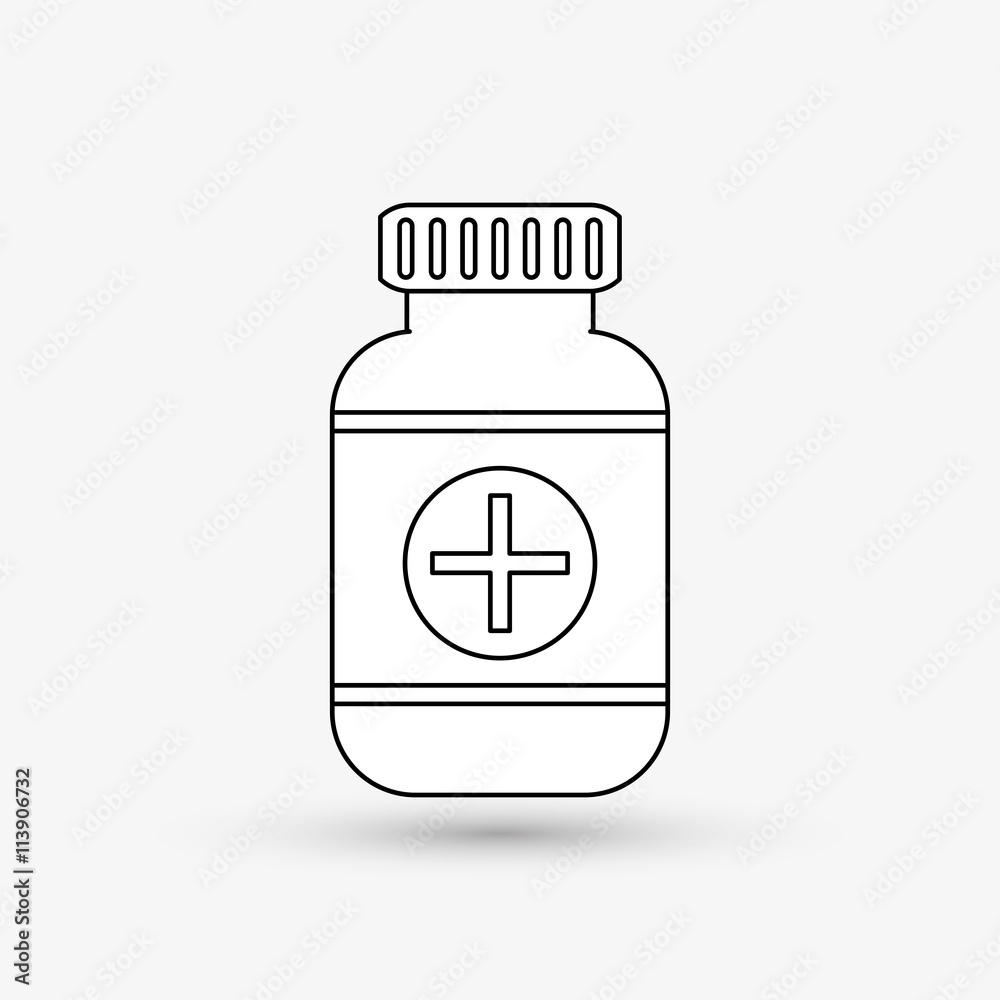 Medical care design. Health care icon. Flat illustration, vector Medical care design. Health care icon. Flat illustration, vector
