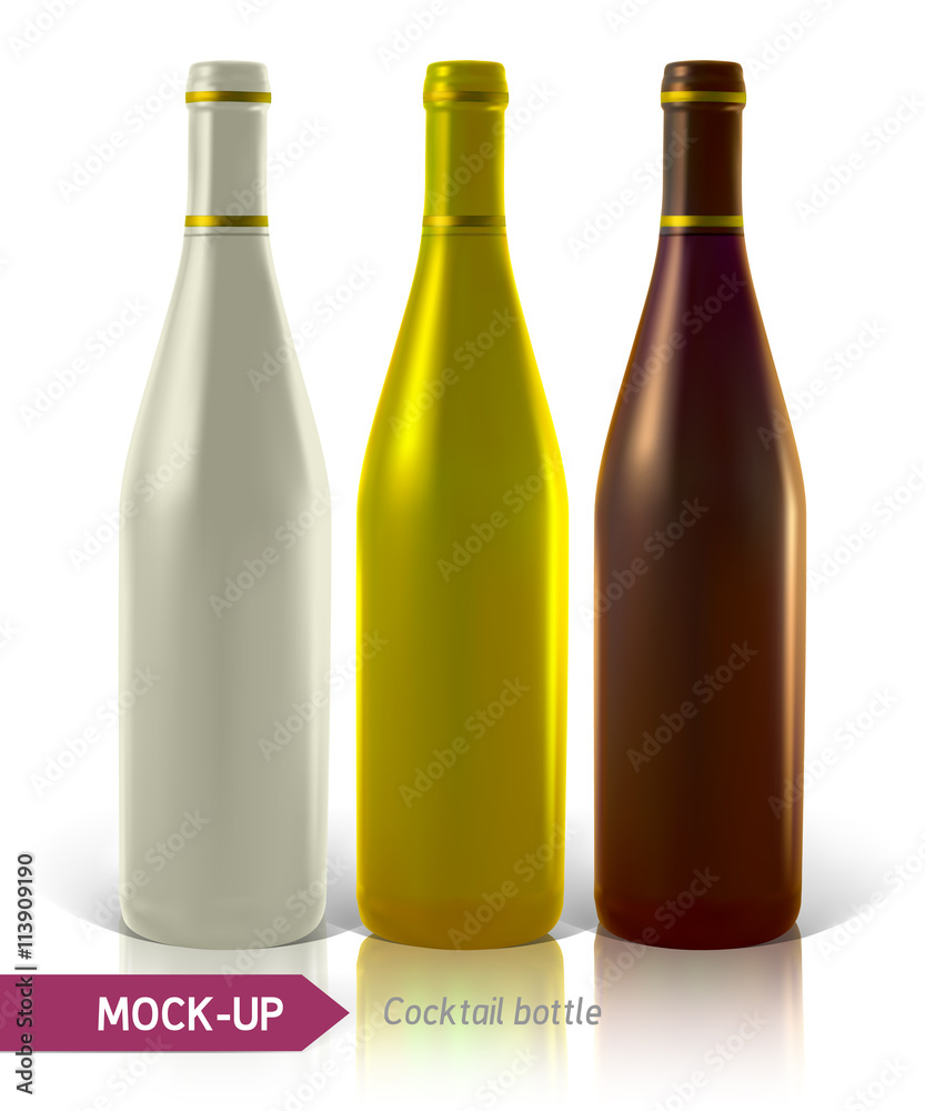 set of cocktail bottles set of cocktail bottles