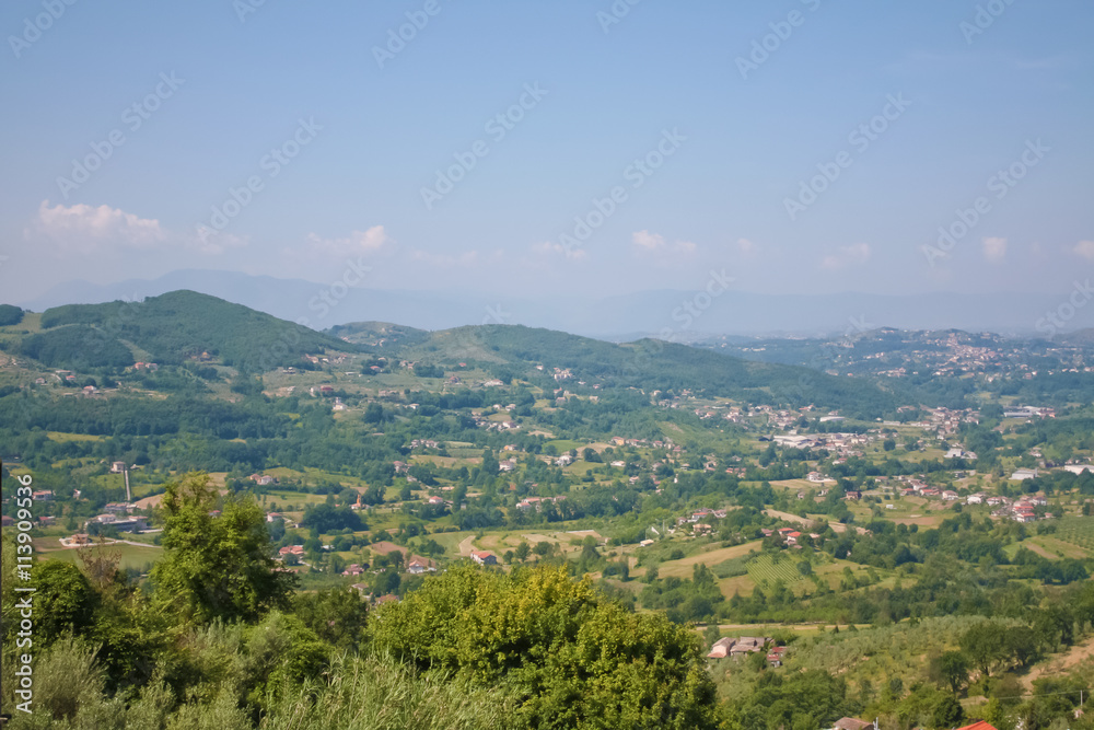 Panorama view from Arpino's Town