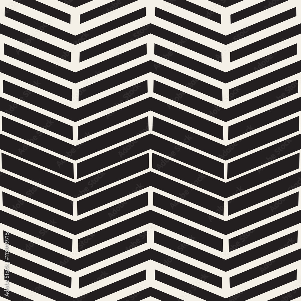 Vector Seamless Chevron ZigZag Lines Halftone Geometric Pattern Vector Seamless Chevron ZigZag Lines Halftone Geometric Pattern
