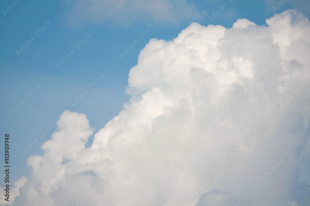 Obraz premium Defocused and blurred cloudscape