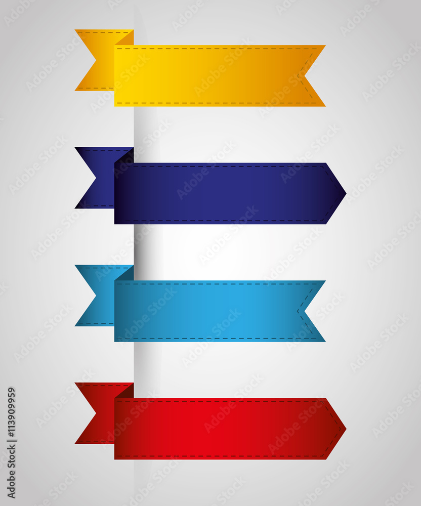 Bookmark icons illustration