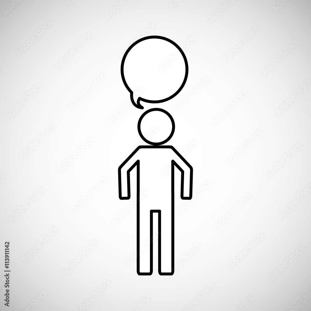 Communication design. Media icon. Flat illiustration, vector graphic Communication design. Media icon. Flat illiustration, vector graphic
