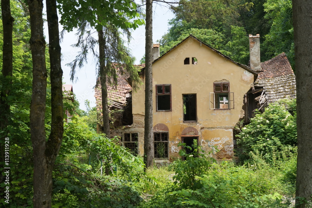 Abandoned house , Romania,Transylvania, Brasov