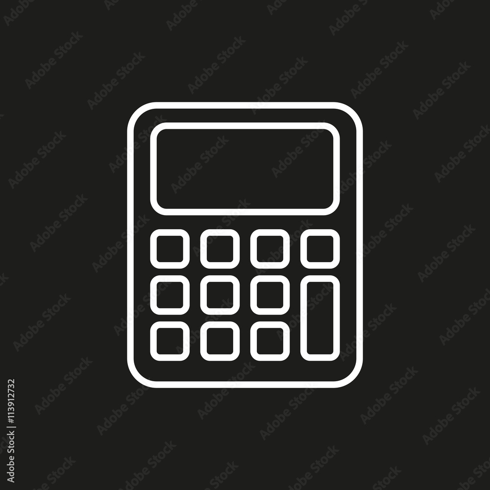 Calculator - vector icon.